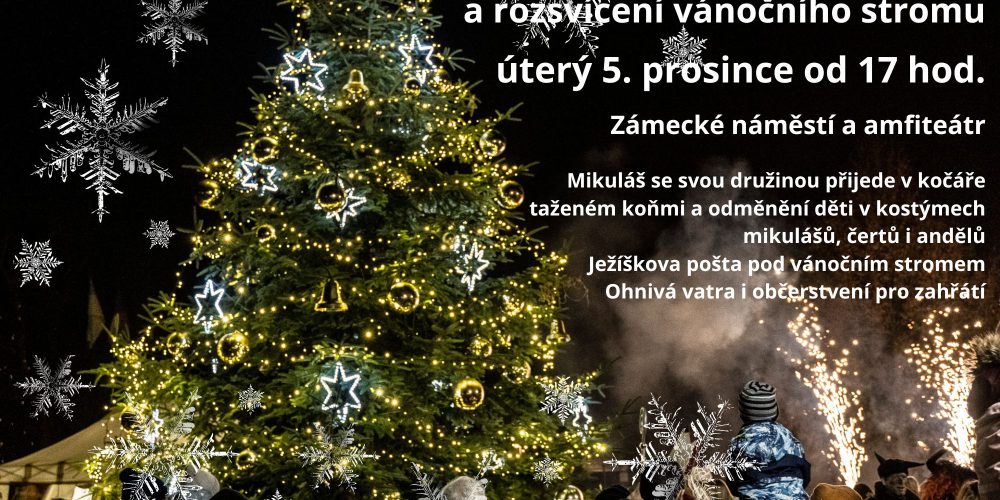 SVATÝ MIKULÁŠ A ROZSVÍCENÍ VÁNOČÍHO STROMU