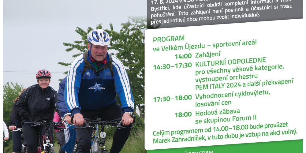 Veřejná cyklojízda a Den mikroregionu Bystřička