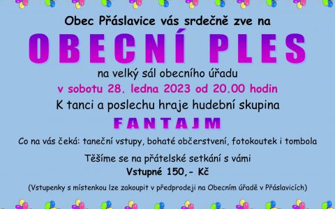 OBECNÍ PLES