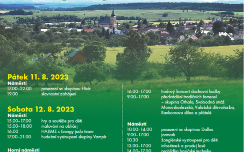 Hodové slavnosti městyse Velký Újezd 11.-13.8.2023