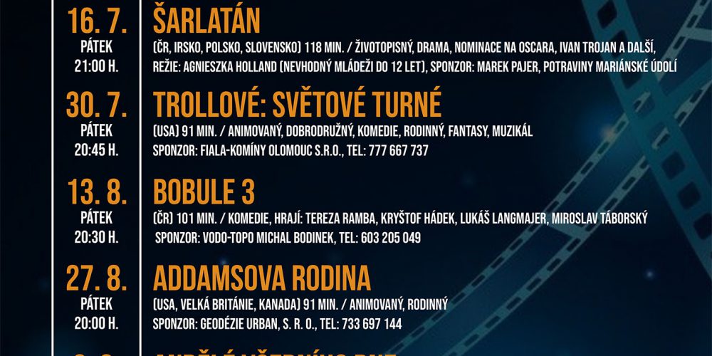 HLUBOČKY – LETNÍ KINO