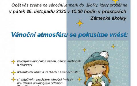 VÁNOČNÍ JARMARK VE ŠKOLCE
