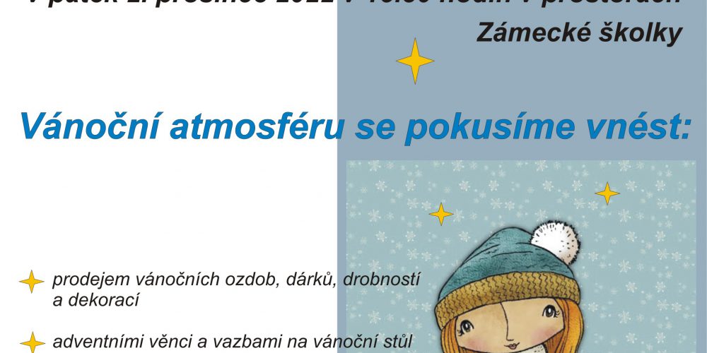 VÁNOČNÍ JARMARK VE ŠKOLCE