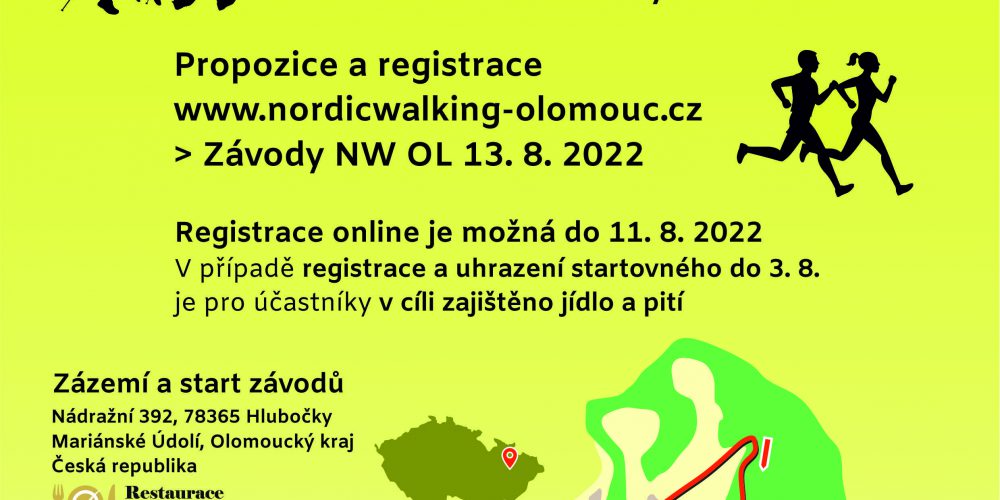 ČESKO – POLSKÉ ZÁVODY V NORDIC WALKINGU A BĚHU