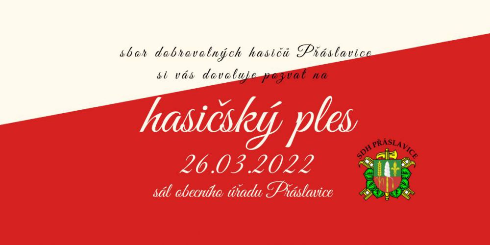 HASIČSKÝ PLES