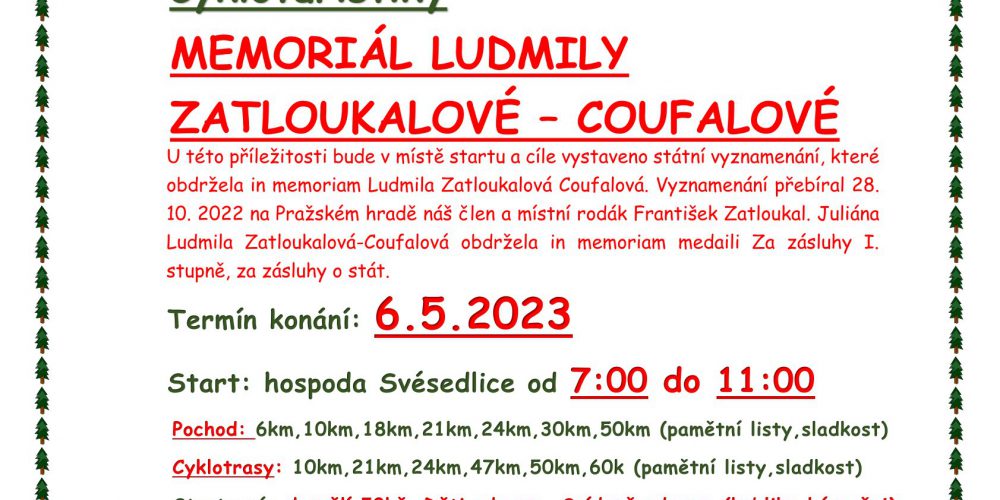 MEMORIÁL L. ZATLOUKALOVÉ – COUFALOVÉ