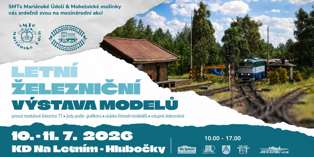 LETNÍ ŽELEZNIČNÍ VÝSTAVA MODELŮ