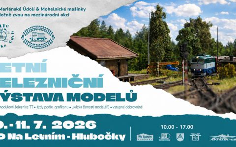 LETNÍ ŽELEZNIČNÍ VÝSTAVA MODELŮ