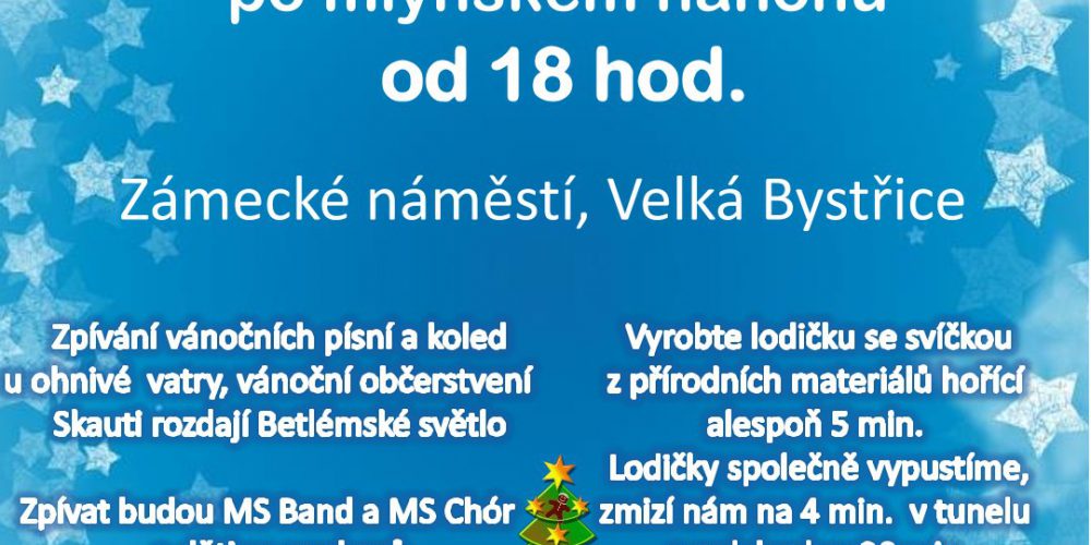 ZPÍVÁNÍ U VÁNOČNÍHO STROMU