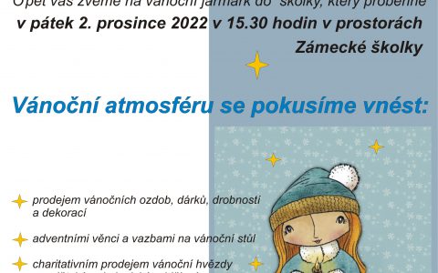 VÁNOČNÍ JARMARK VE ŠKOLCE